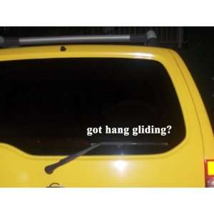  got hang gliding? Funny decal sticker Brand New 