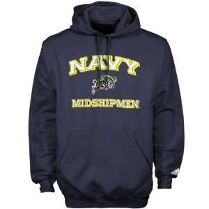  adidas Navy Midshipmen Navy Blue Book Smart Hoody 