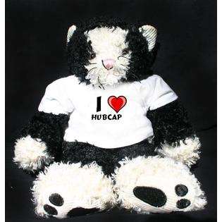 SHOPZEUS Plush stuffed Cat (Catnap) toy with I Love Hubcap at  