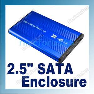 USB 2.0 2.5 SATA HARD DISK DRIVE HDD CASE ENCLOSURE SUPER SLIM 
