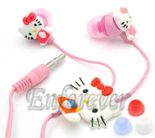 Hello Kitty Lady 3.5mm Headset Earphone Earbud^HP713  