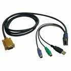  Lite 15FT PS2 USB KVM SWITCH COMBO CABLE FOR B020 U08/U16 & B022 U16
