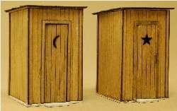 scale His and hers outhouse kit 2145  