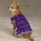 East Side Collection Ruffle Dog Dress   Size See Chart Below XX Small 
