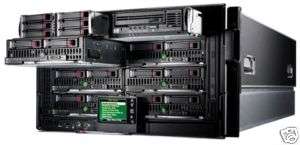 HP c3000 Enclosure RACK 8x BL460c Blade Server System  