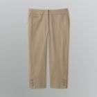 Jaclyn Smith Womens Welt Capri Pants