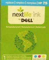 HP 75 Color Ink Cartridge Dell Nextlife New  