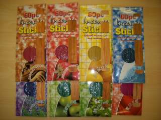 Lot of   1200  Incense Sticks Asst and 10 Stick Holders  