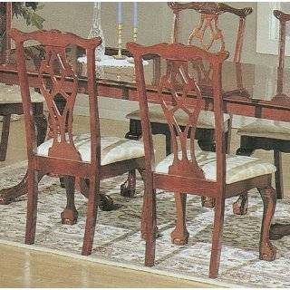    Contemporary Chippendale side Chairs set of two Furniture & Decor