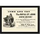   Print The Royal St. John Sewing Machine by ClassicPix   20x30