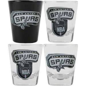 San Antonio Spurs 3D Logo Shot Glass Set  Sports 