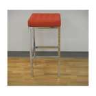   Montana counter stool in red PU with chrome frame by GFI Furniture