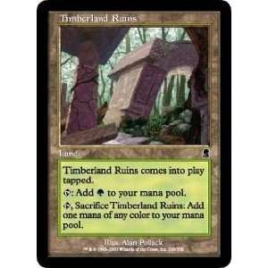 Timberland Ruins Playset of 4 (Magic the Gathering  Odyssey #330 