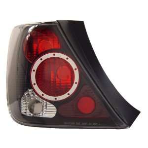  HONDA CIVIC 02 05 TAIL LIGHTS 3DR JDM BLACK Automotive