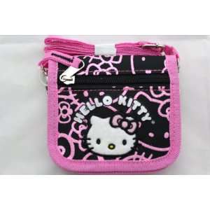  Hello Kitty Strap Wallet / Shoulder Strap Wallet   Black Face 