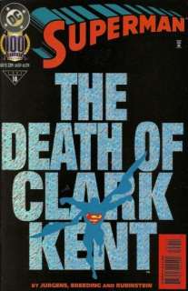 1995 ONE SHOT DC COMIC SUPERMAN THE DEATH OF CLARK KENT  