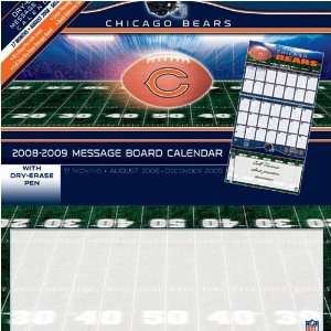   Chicago Bears NFL 17 Month Message Board Calendar
