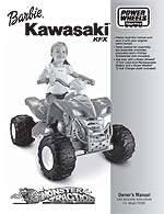   Kawasaki KFX Quad Ride On   Barbie   Power Wheels   