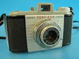   Cameras Kodak Bantam Box Pony 828 Wester Model II+Leather Cases Set