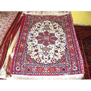    2x3 Hand Knotted Isfahan Persian Rug   24x38