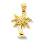 goldia 14k Gold Diamond Palm Tree Pendant