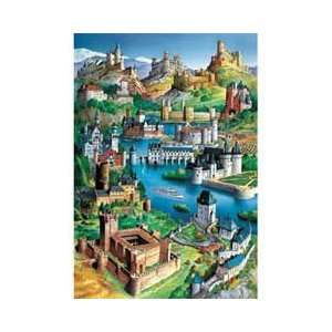  Castles of Europe Jigsaw Puzzle Toys & Games