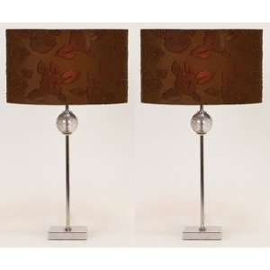 Frea Table Lamp with Oval Shade (Set of 2) 