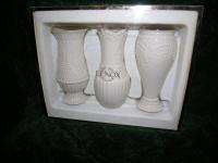 Lenox 3 Beaded Vases In Box Beautiful Lenox Set Good  
