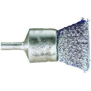 Crimped Wire End Brush for Aluminum (1L, Std. Duty, .006 Wire Size)