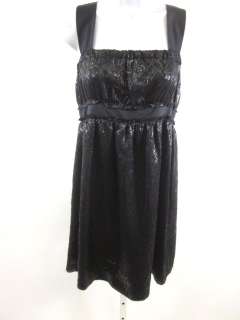 MISSONI Black Metallic Sleeveless Mini Dress Sz 4  