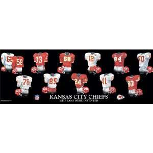  Maple Leaf Productions Kansas City Chiefs Team Evolution 