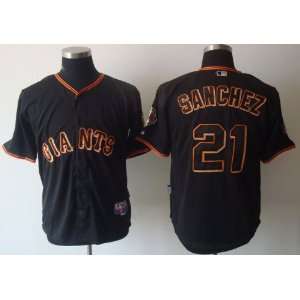  2012 San Francisco Giants 21 Sanchez Black Jersey Sports 