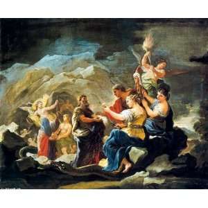 Hand Made Oil Reproduction   Luca Giordano   24 x 20 inches   cave of 