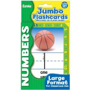  Eureka Jumbo Flashcards, Numbers (814110)