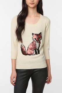 UrbanOutfitters  Cooperative Cute Embellished Front Sweater