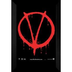  V for Vendetta 27x40 FRAMED Movie Poster   Style H 2006 