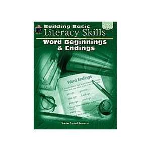  Building Basic Literacy Skills Word Beginnings & Endings 