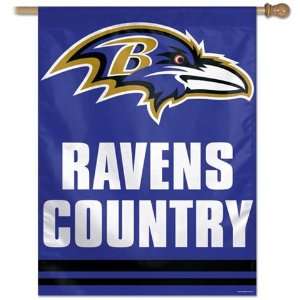 Baltimore Ravens Flag   Vertical 27X37 Outdoor House Flag  