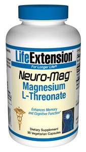   Magnesium L Threonate 90 vCaps Memory Cognitive 737870160397  