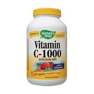  Natures Way   Vitamin C 1000 with Rose Hips 250 caps 