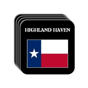  US State Flag   HIGHLAND HAVEN, Texas (TX) Set of 4 Mini 