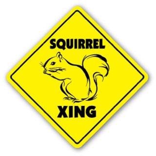  Squirrel Crossing Sign Patio, Lawn & Garden