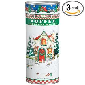 McStevens Holiday Mocha Coffee Mix, 14 Ounce Tins (Pack of 3)