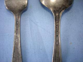 STERLING SILVER BABY SET FORK & SPOON  