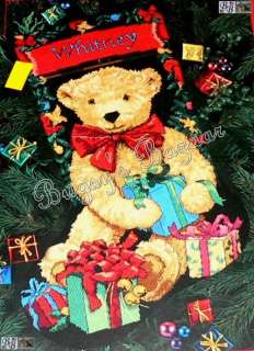   TED E. BEARS GIFTS Christmas Stocking Needlepoint Kit  