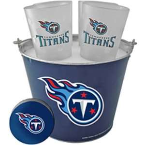   Brands Tennessee Titans Bucket and Pint Glass Set