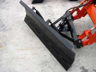 NEW 66 SNOW BLADE   LOADER MOUNT FOR COMPACT TRACTORS  