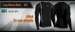 Mens Base Layer_A01,Hiking&Cycling Compression Skin Gear Shirts Long 