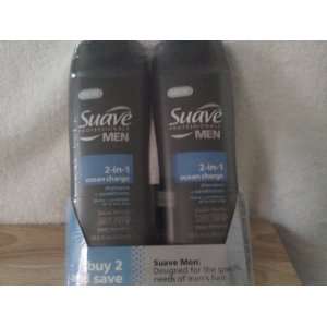 SUAVE PROFESSIONALS MEN 2 IN 1 OCEAN CHARGE [SHAMPOO CONDITIONER] [2 
