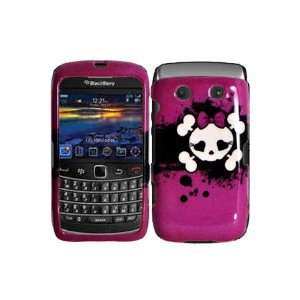 BlackBerry Torch 9850/9860/ 9570 Storm 3 Graphic Case   Pink Skull 